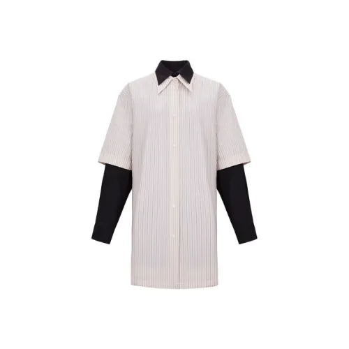 MM6 Maison Margiela Светло-фиолетовые Женские Рубашки