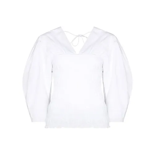 GANNI Белые Женские Рубашки