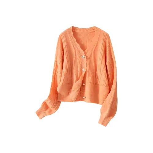 JINJU Апельсин Женские Свитера