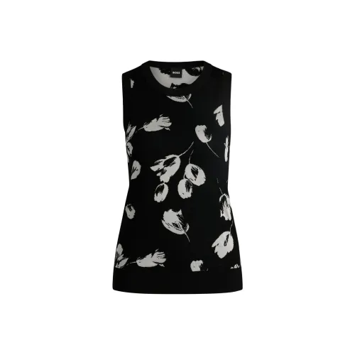 HUGO BOSS Черные Женские Свитеры