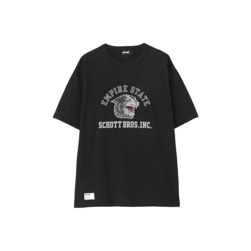 Schott N.Y.C. Мужские черные T-рубашки