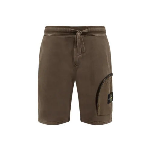 Stone Island Повседневные шорты Мужские Коричневые