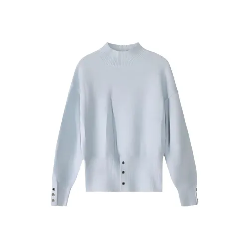 ALXNAN Свитер Женский Светло-Синий