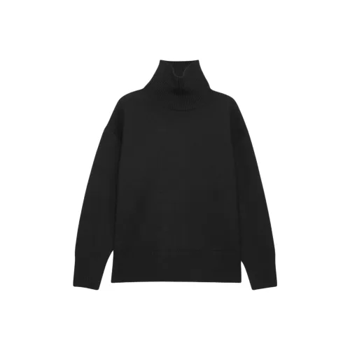 ARITZIA BABATON Omoda Мериносовая шерсть Водолазка Женская Черная
