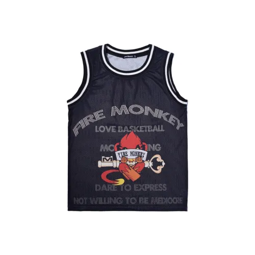 FireMonkey Баскетбольная Джерси Унисекс Черная