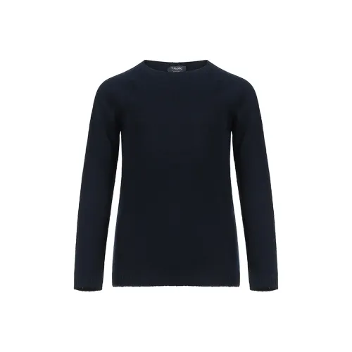 'S MAX MARA Облегающий Трикотаж Женский Темно-синий