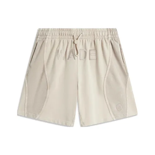 Лайнер Повседневные Шорты Мужские Пыльно-Серый Выстиранный