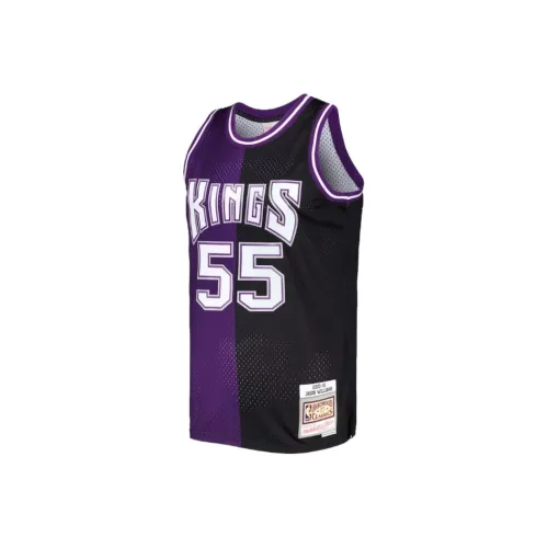 NBA x MITCHELL NESS Nike Jason Williams Баскетбольная Джерси Мужская Фиолетовая Черная