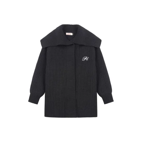 PEASLUNA Черные Женские Свитеры