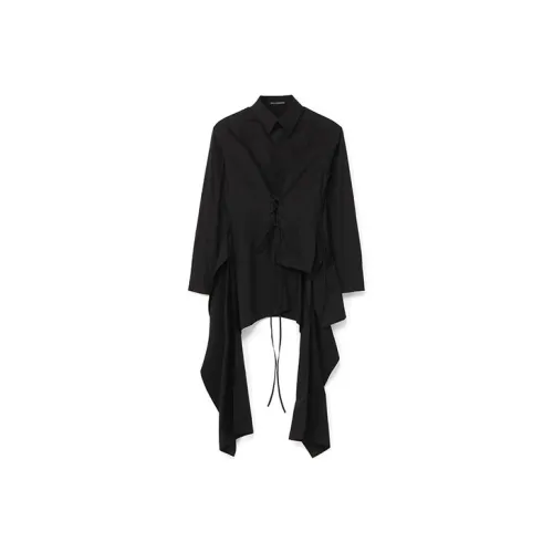 Yohji Yamamoto Черные Женские Рубашки