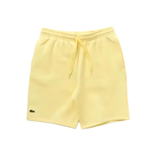 LACOSTE Повседневные шорты Мужские Желтые