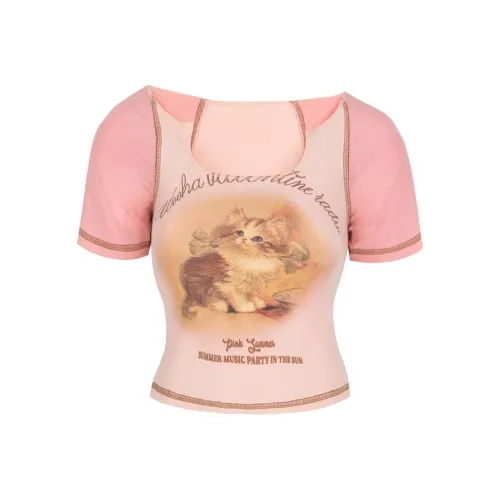 WOOHA Женские футболки с коротким рукавом