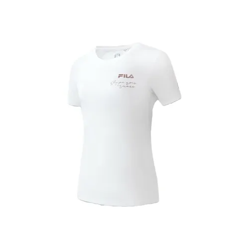 FILA Latte Girl 3,0 Нефритовый белый Женские футболки