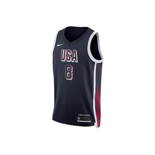 Nike USA Basketball Olympic Team Series Баскетбольная Джерси Мужская Морская