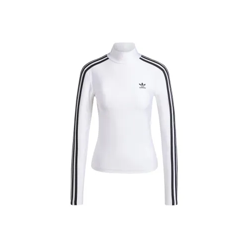 Adidas Originals 3 Stripes T-Shirt Женская Белая