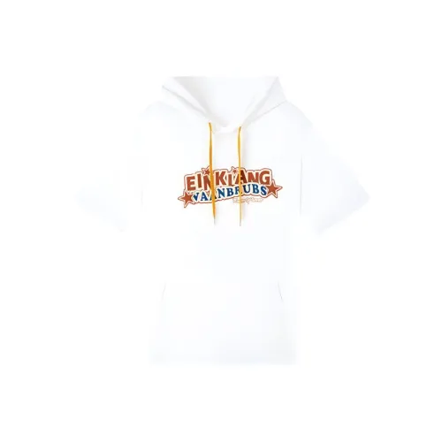 Katie Ermilio Т-рубашка с рукавом-капюшоном белого цвета для женщин