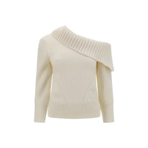 Alexander McQueen Белый Женские Кашемировые Свитеры
