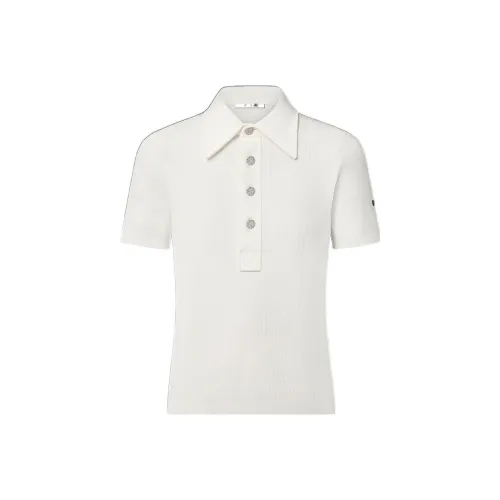 LOUIS VUITTON Новые ежеквартальные продукты LV Белые Женские Поло