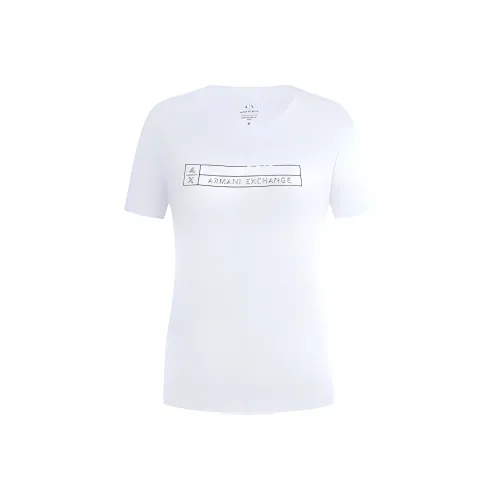 ARMANI EXCHANGEAE SS24 T Рубашка Женская Белая