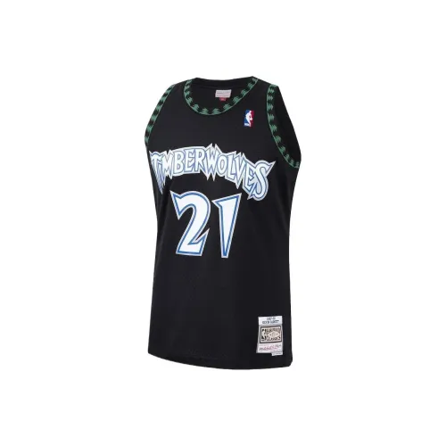 NBA Minnesota Timberwolves Kevin Garnett 1997 Hardwood CLASSICS Баскетбольная Джерси Мужская Черная