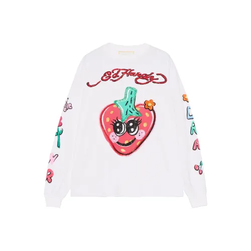 Ed Hardy Белый E1PBW306 Женские T Рубашки