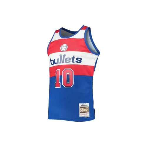 NBA x MITCHELL NESS Washington Bullets BOB Dandridge Баскетбольная Джерси Мужской Синий
