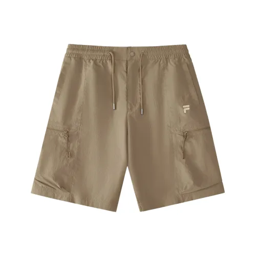 FILA FUSION FOB Sports Lifestyle Collection SS25 Повседневные шорты Мужской Fragrant Кофейный хаки DK
