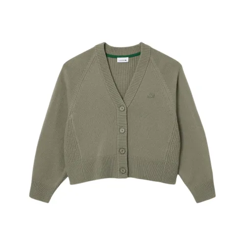 Свитер LACOSTE Collaboration Женские Хаки Коричневый