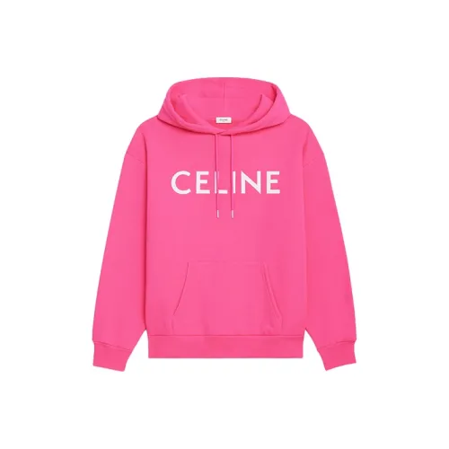 CELINE Ярко-розовые Женские Свитшоты