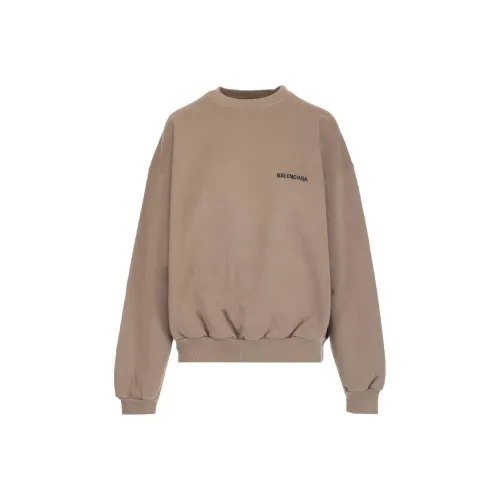 Balenciaga Толстовка Женская Коричневая