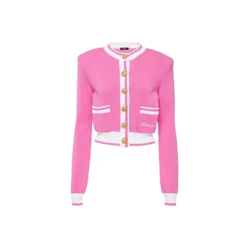 BALMAIN Розовый Женский Трикотаж