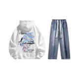 Set (White Standard Edition + Dark Blue Jeans)  
Комплект (Белый Стандартный Выпуск + Темно-синие Джинсы)