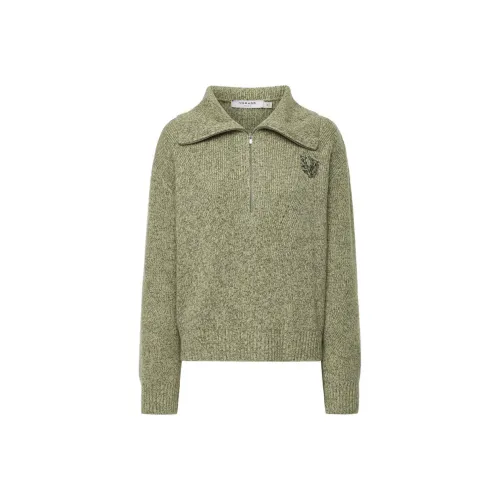 VGRASS STUDIO Свитер Женский Смешанный Золотисто-Коричневый