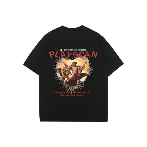 PLAY SCAN Т-рубашка с оборванным рукавом унисекс