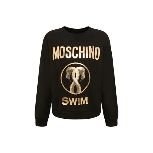 MOSCHINO Черные Женские Свитшоты