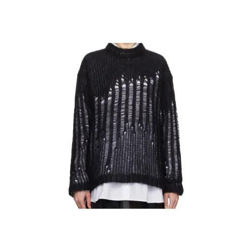 Ann Demeulemeester Черные Женские Свитеры
