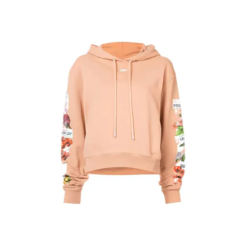 Off Белый Ss20 Розовый Женские Свитшоты