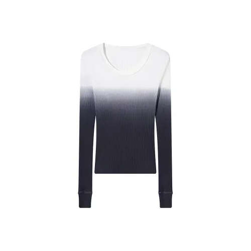 Ouyang T Рубашка Женская Droplet Dye Градиент