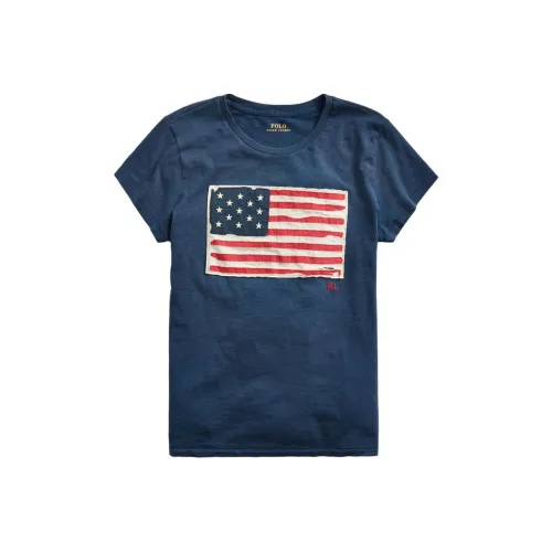 Polo Ralph Lauren SS24 T Рубашка Женская Королевский Синий