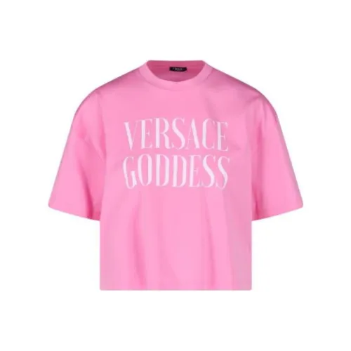 VERSACE Розовые Женские Футболки