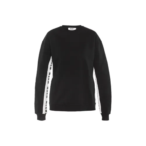 MSGM Черные Женские Свитшоты