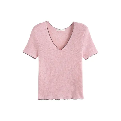 Tonlion Розовые Женские T-рубашки