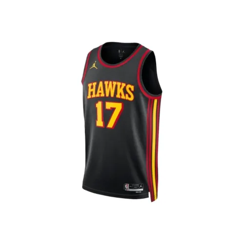 NBA Atlanta Hawks Jordan Statement Edition Swingman Onyeka Okongwu Баскетбольная Джерси Унисекс Черный