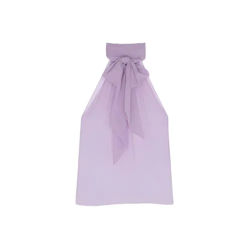 SAINT LAURENT Рубашка Женская Фиолетовая