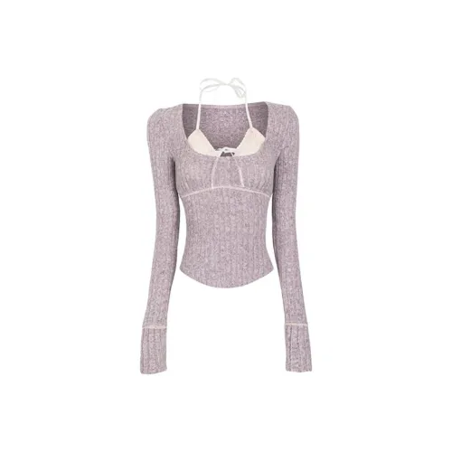 Ning Cai Yuer T-рубашка Женская Розовая Фиолетовая