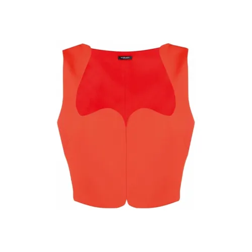 VERSACE Женские камисоли красного цвета