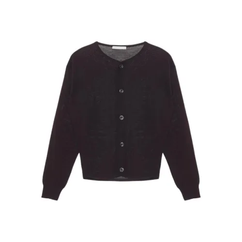 Lemaire SS25 Свитер Женский Темно-Красный