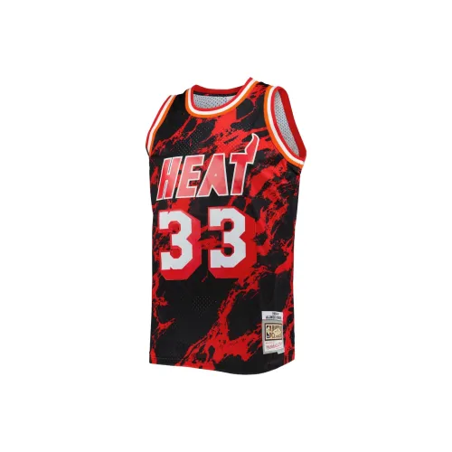NBA x MITCHELL NESS Miami Heat Alonzo Mourning Баскетбольная Джерси Мужская Красная