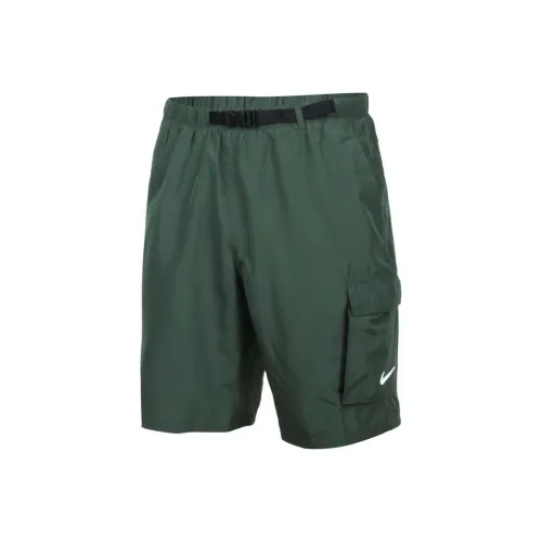 nike Повседневные шорты Мужские Армейский зеленый