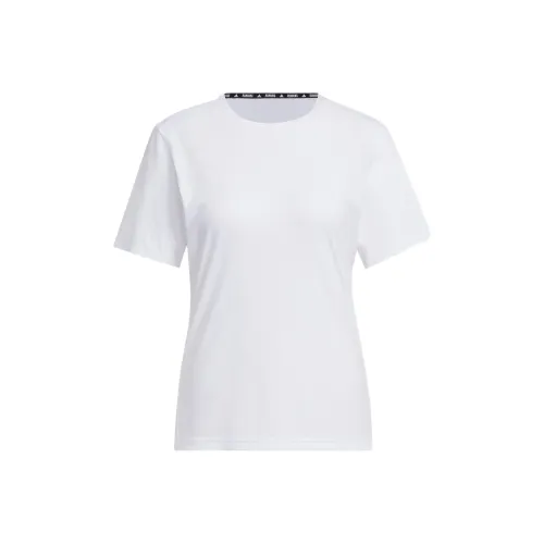 Adidas COLD.RDyClimacool Стандартная Беговая Рубашка Женская Белая Темно-Серебристая